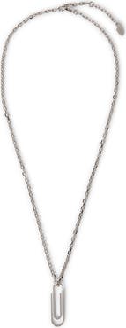 OFF WHITE Men's Paperclip Necklace