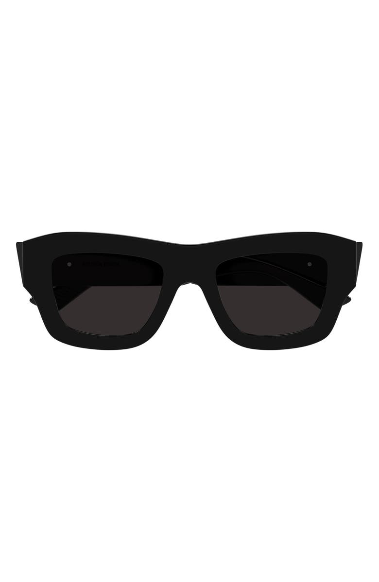 Bottega Veneta 50mm Square Sunglasses, Main, color,