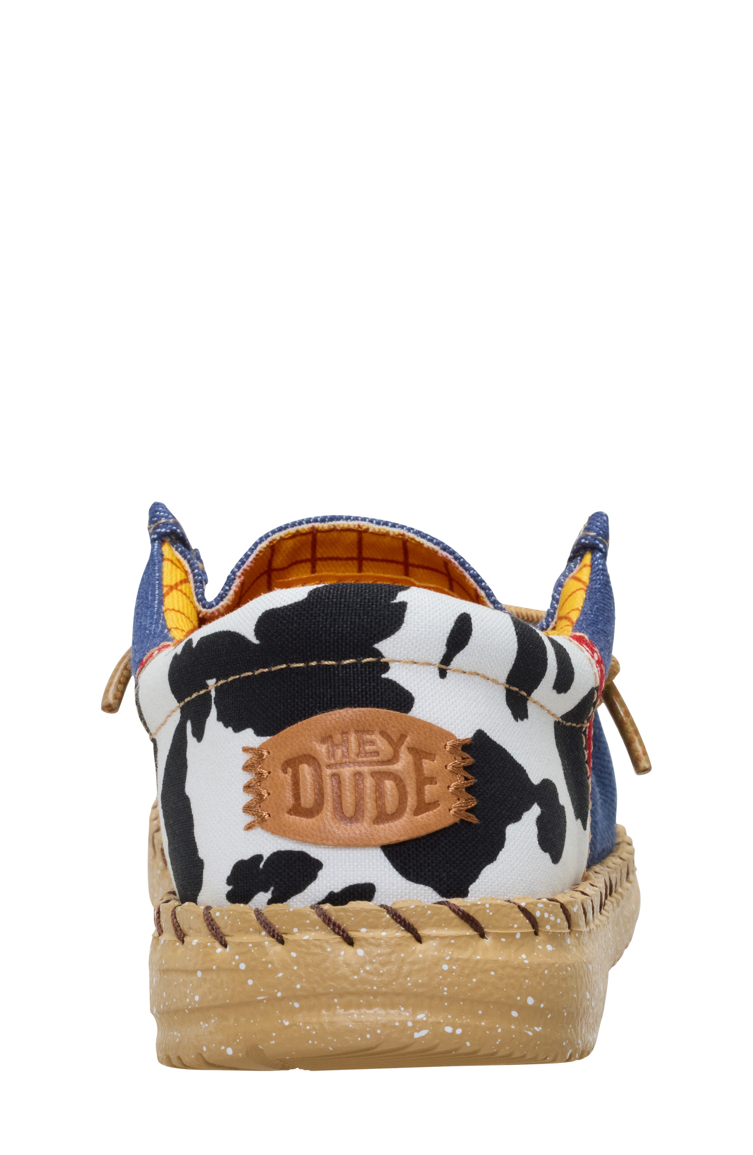 Hey Dude x Toy Story Wally Sheriff Woody Slip-On, Alternate, color, White/ Faded Denim