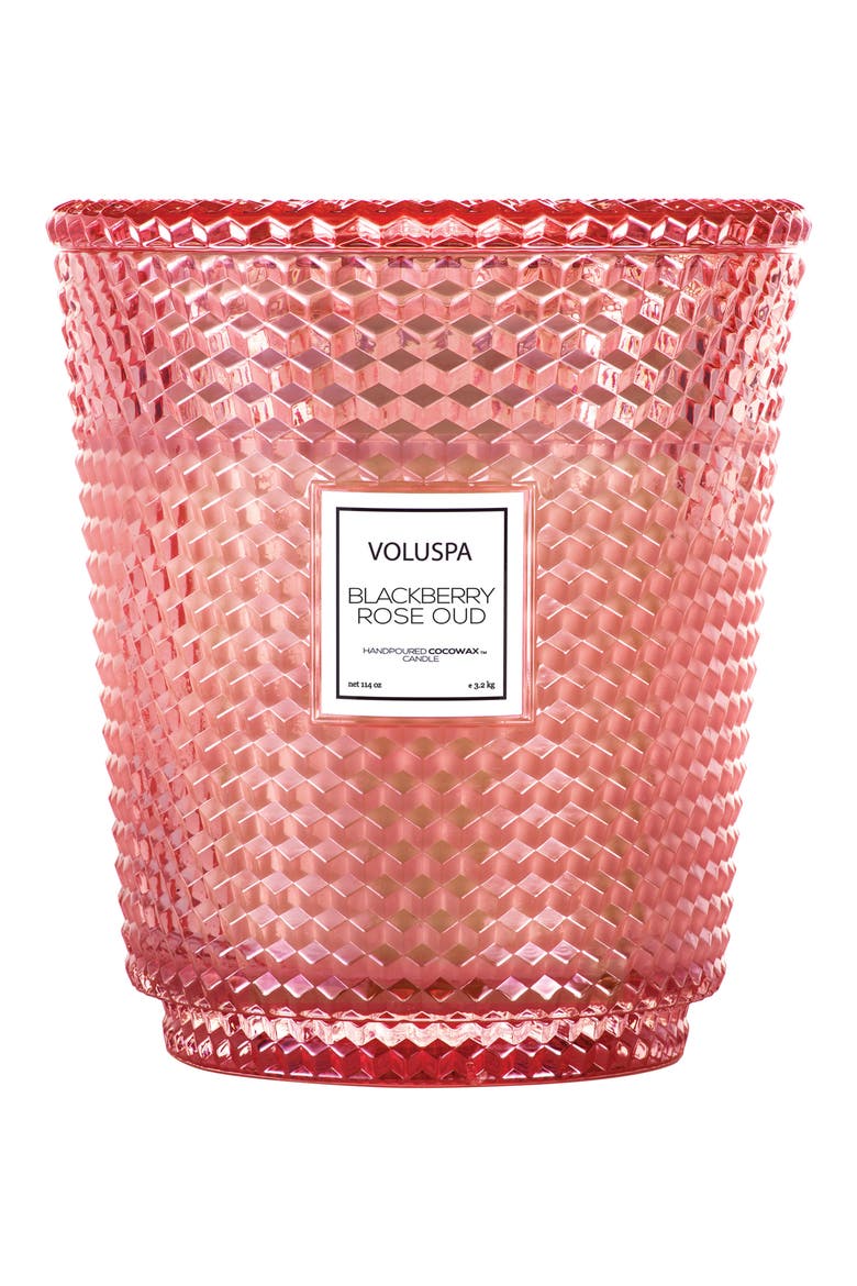 Blackberry Rose Oud 5-Wick Hearth Candle, Main, color, BLACKBERRY ROSE