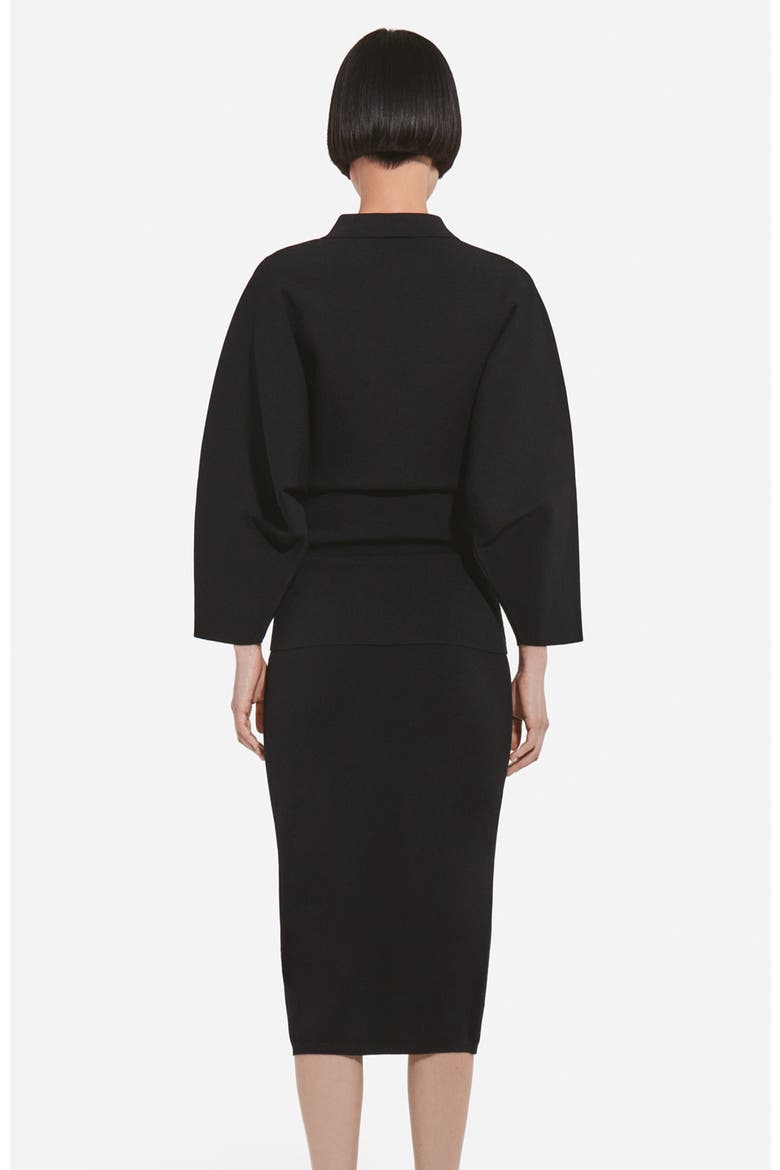 Pencil Skirt in Viscose, Main, color, Black