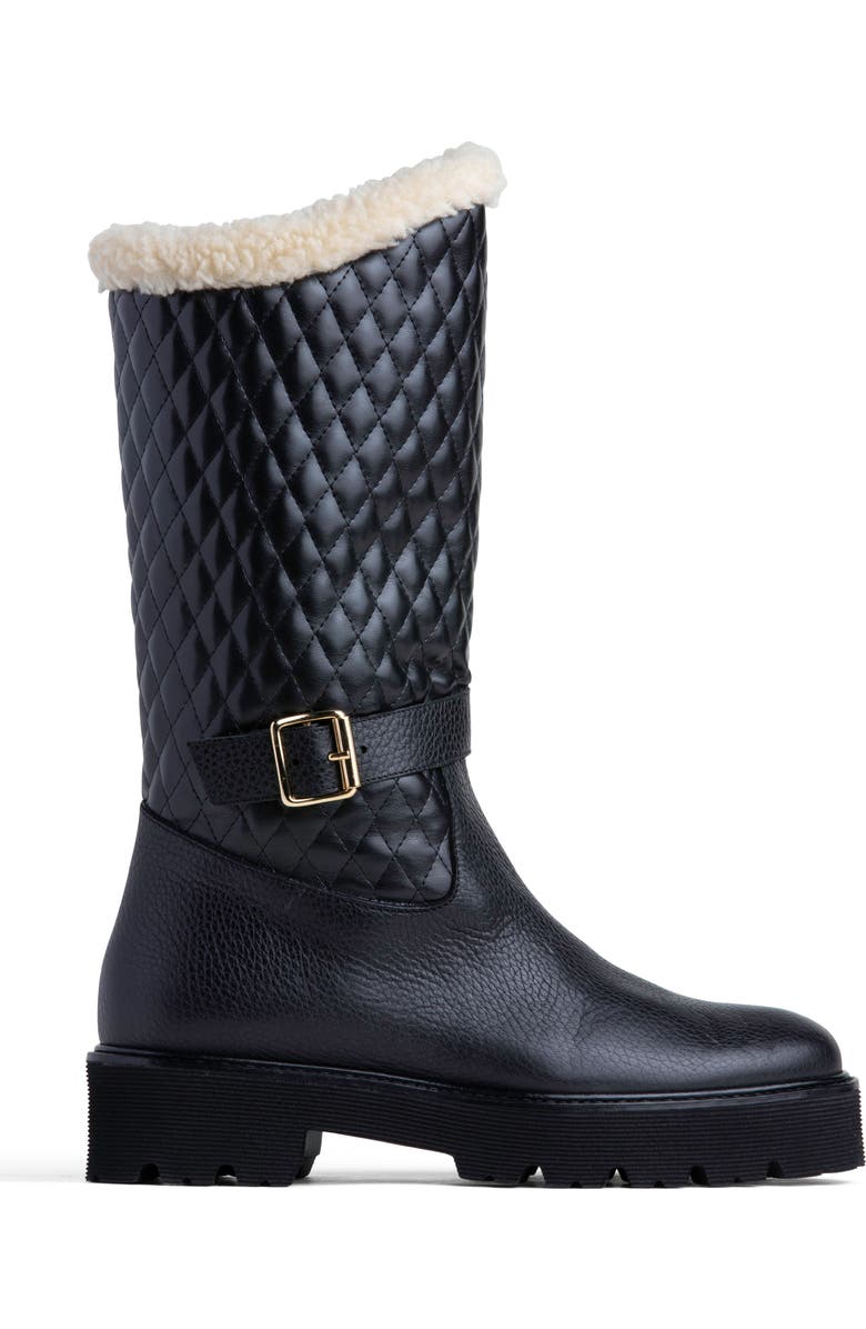 BEAUTIISOLES Tulsa Faux Fur Lined Winter Boot, Alternate, color, Black