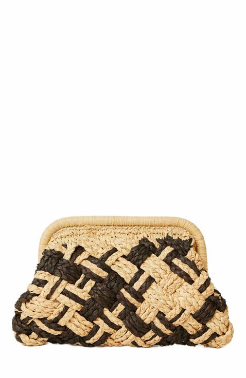 【BTB Los Angeles】LA発 Briar クリスタル ラフィア クラッチ BRIAR CRYSTAL CLUTCH – BTB Los Angeles