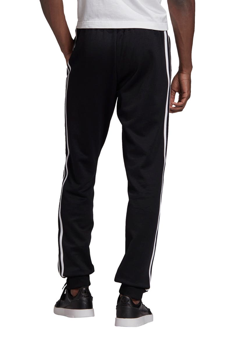 Adicolor Classics Primeblue SST Track Pants, Alternate, color, BLACK/ WHITE