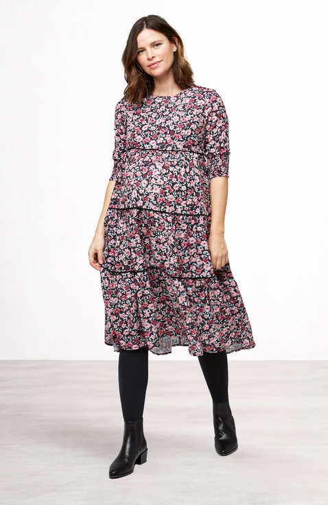 Aurora Maternity & Nursing Dress