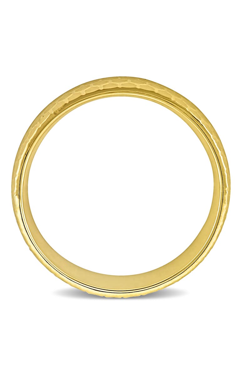 Julianna B. 7mm Geometric Pattern Wedding Band 14k, Alternate, color, 