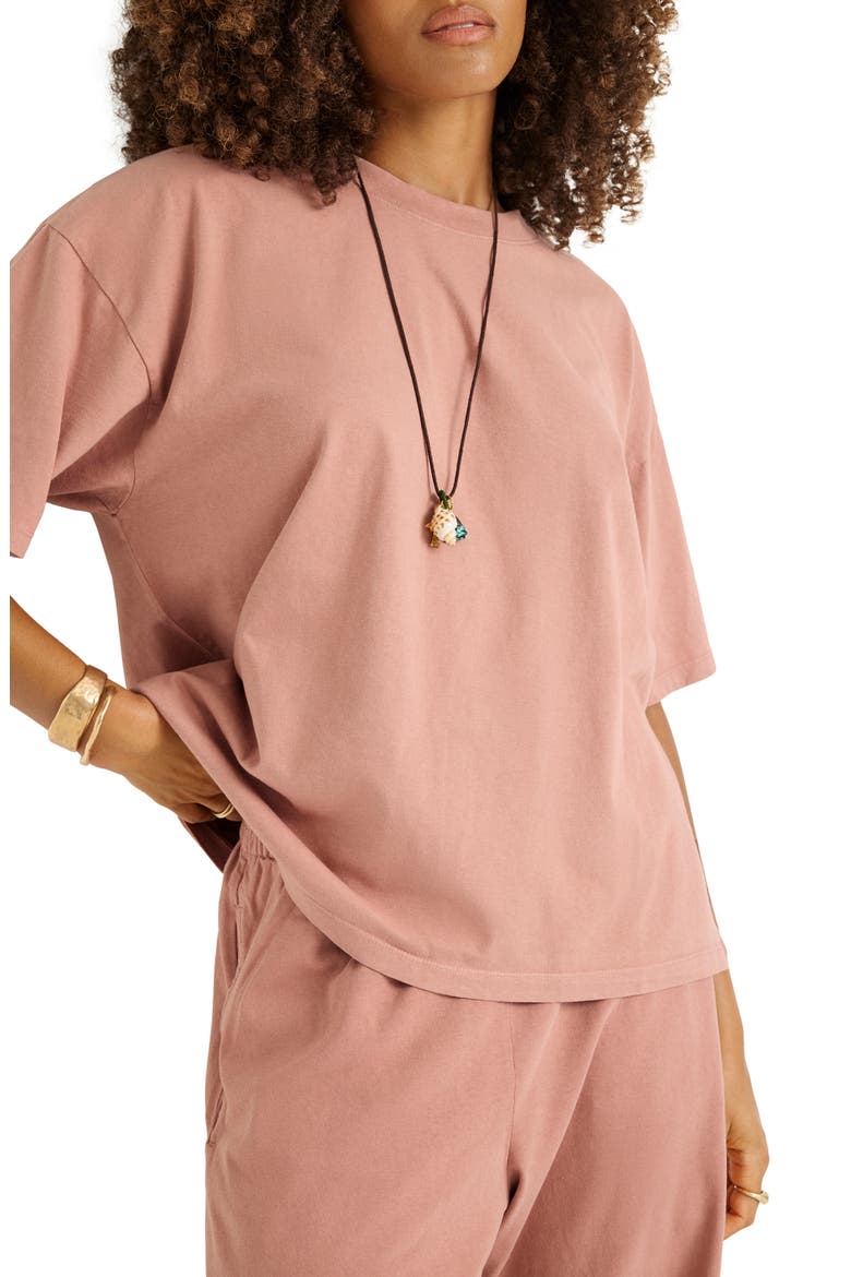 Coast Oversize Boyfriend T-Shirt, Alternate, color, DESERT ROSE