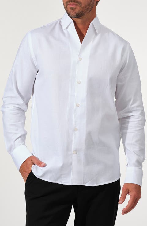 Textured One-Piece Collar Shirt