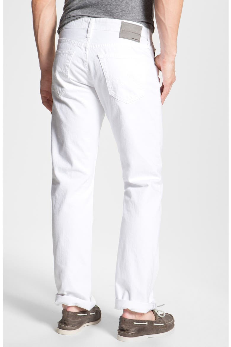 Jeans 'Protégé' Straight Leg Jeans, Alternate, color, WHITE