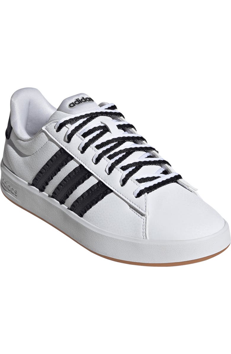 adidas Grand Court 3.0 Sneaker, Main, color, Ftwr White/ Core Black/ Gum10