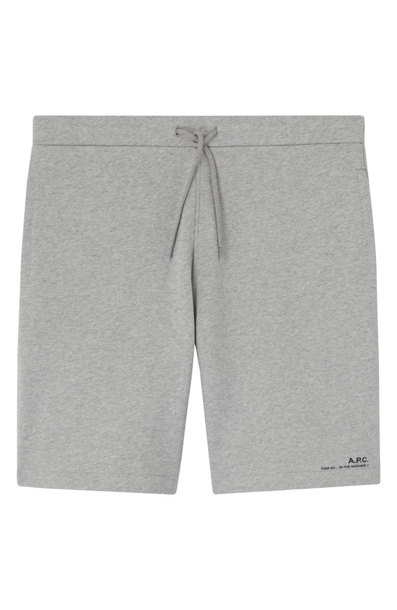 A.P.C. Cotton Sweat Shorts, Alternate, color,