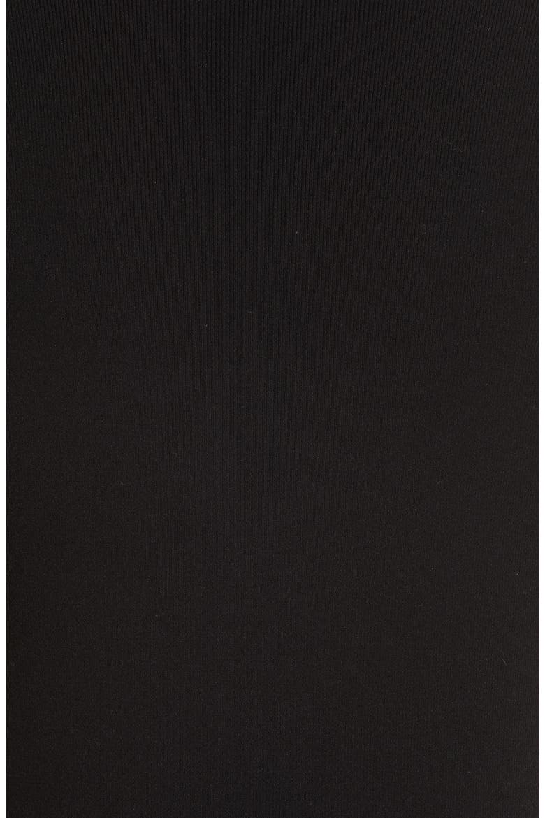Caplan Slit Midi Dress, Alternate, color, BLACK