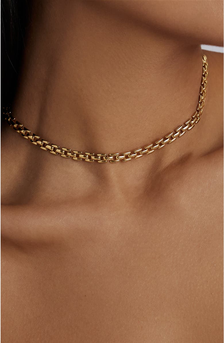 RETRO CHIC Rome Chain Necklace, Alternate, color, Gold