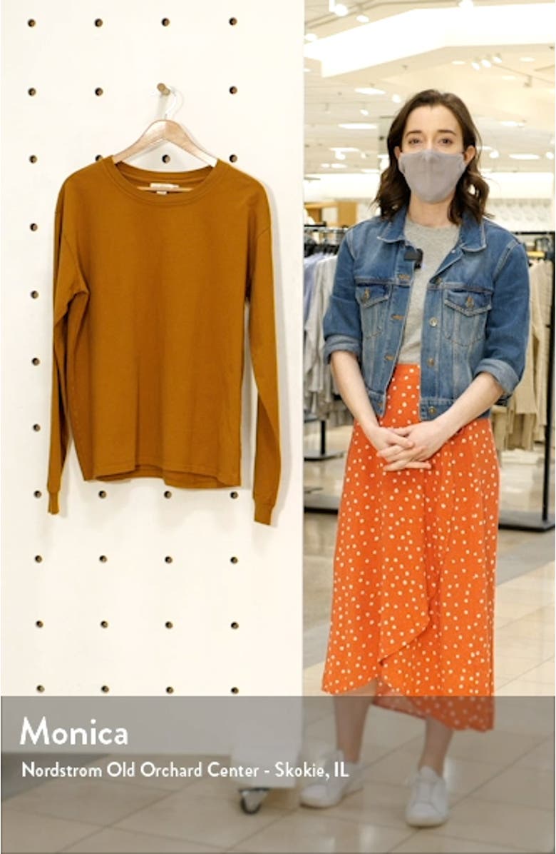 Long Sleeve Crewneck T-Shirt, sales video thumbnail