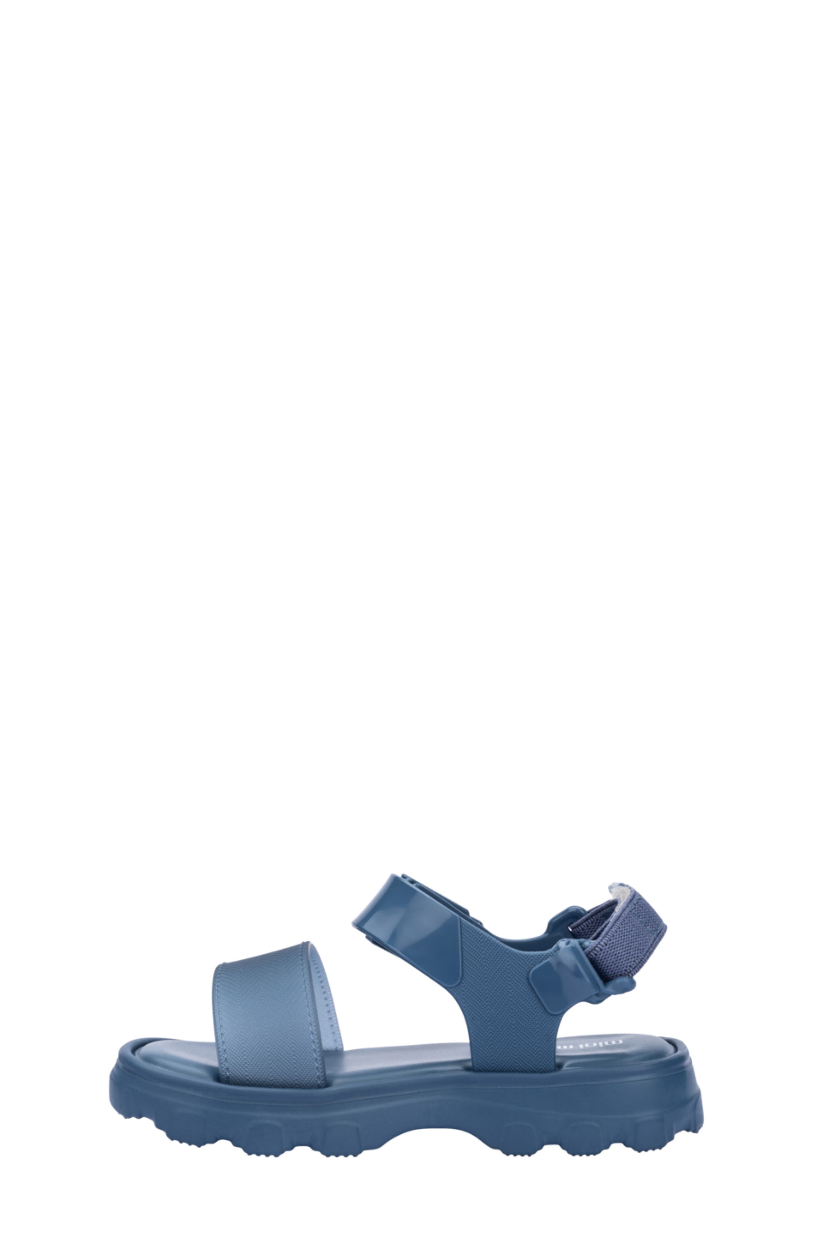 Mini Melissa Kids' Kick Off Platform Sandal, Alternate, color, Blue/ Blue