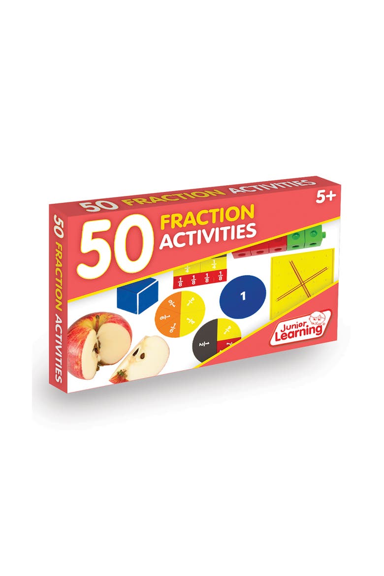 JL331 50 Fraction Activities, Multi, Main, color, Multicolored