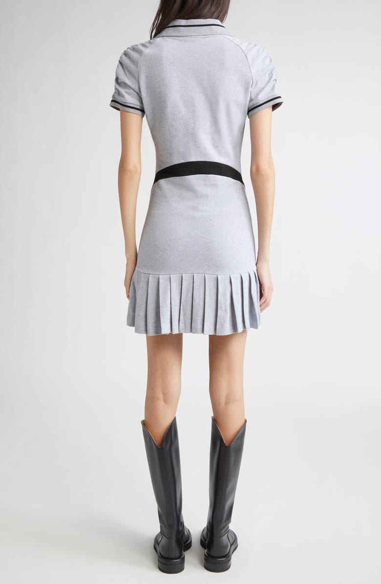 Ashley Williams Amelia Pleated Drop Waist Cotton Piqu Polo Dress |  Nordstrom