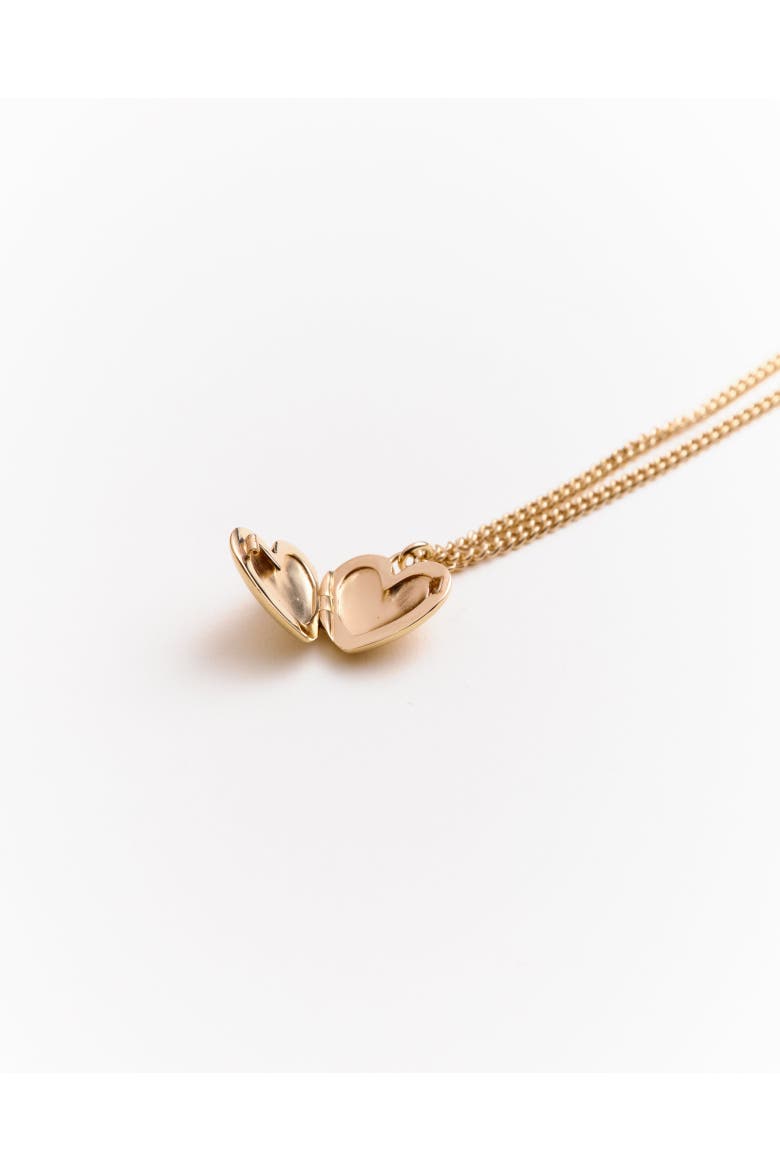 Bowie Heart Locket, Alternate, color, Recycled Gold Vermeil