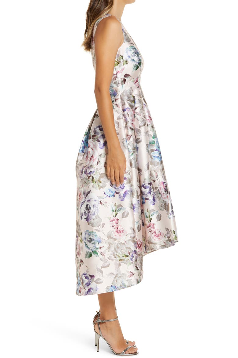 Sleeveless High/Low Dress, Alternate, color, BLUSH MULTI