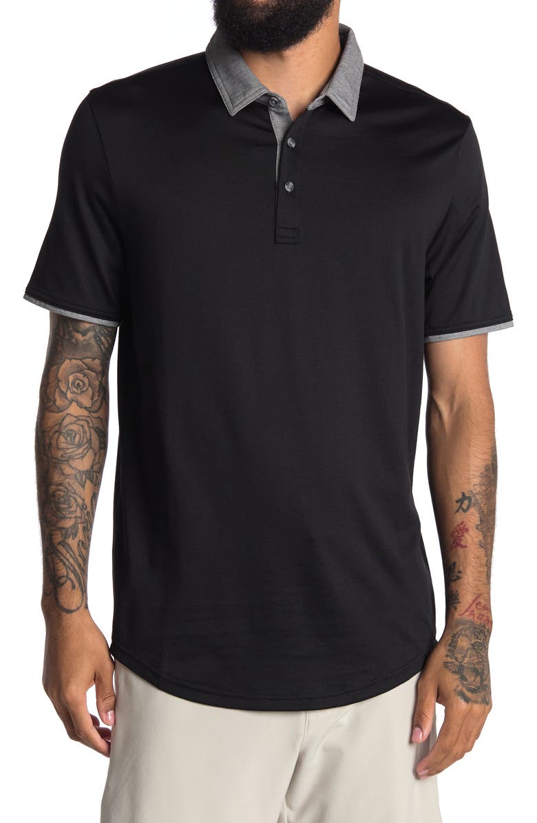 TravisMathew The Scoop Short Sleeve Polo, Main, color, 