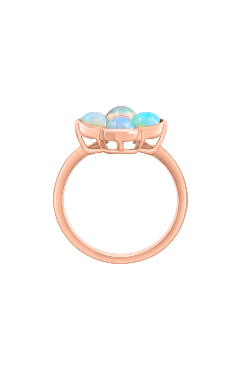 EFFY Diamond & Ethiopian Opal Ring, Alternate, color, White/Rose Gold