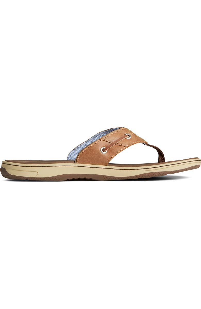 Sperry Baitfish Flip Flop, Alternate, color, Light Brown