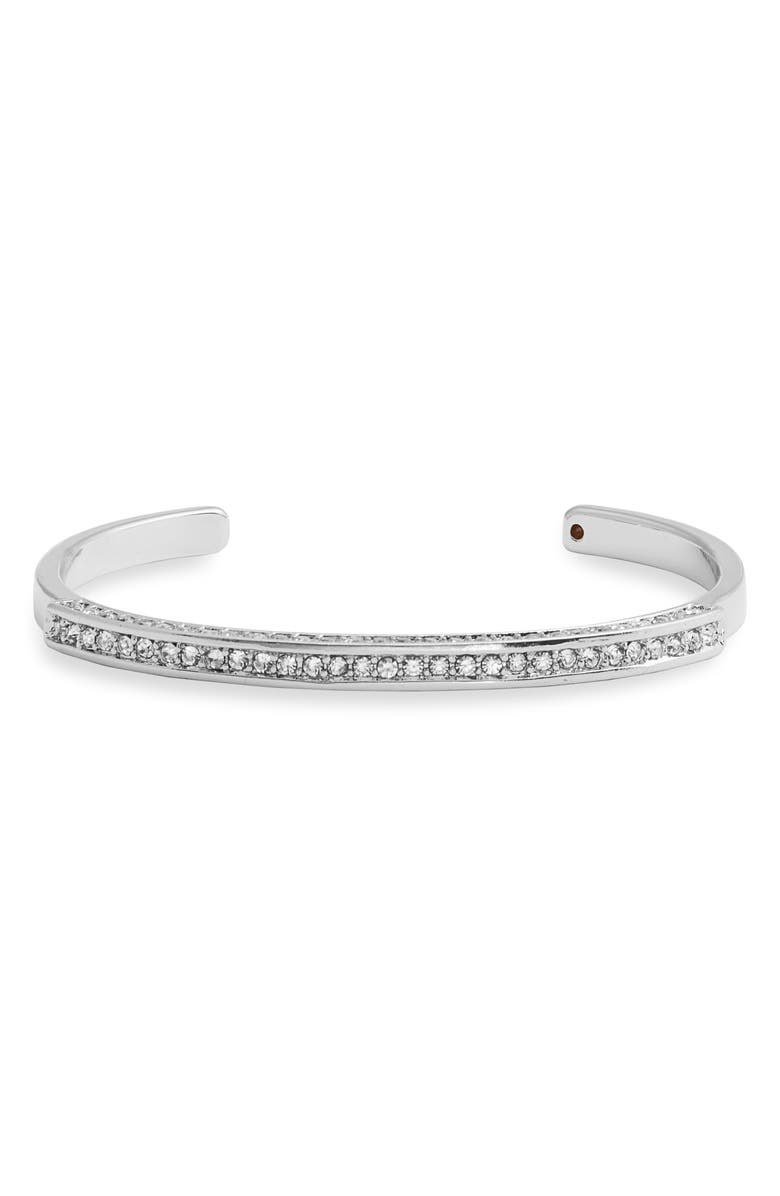 Nordstrom Pavé Crystal Cuff Bracelet, Main, color,