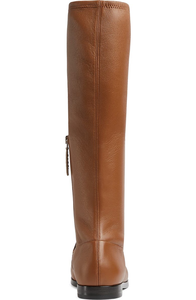 Gucci Jordaan Knee High Boot, Alternate, color, Brown
