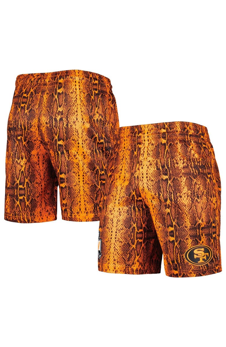 New Era Men's New Era Orange San Francisco 49ers Summer Pop Shorts, Main, color, Orange