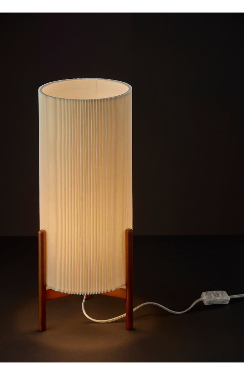 ADESSO LIGHTING Sonora Table Lantern, Alternate, color, Walnut