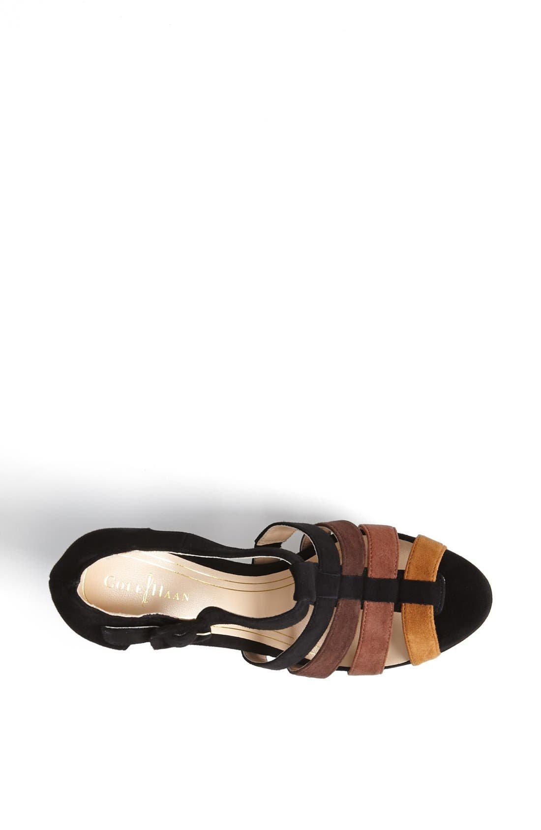 'Chelsea' Sandal, Alternate, color, BLACK MULTI SUEDE
