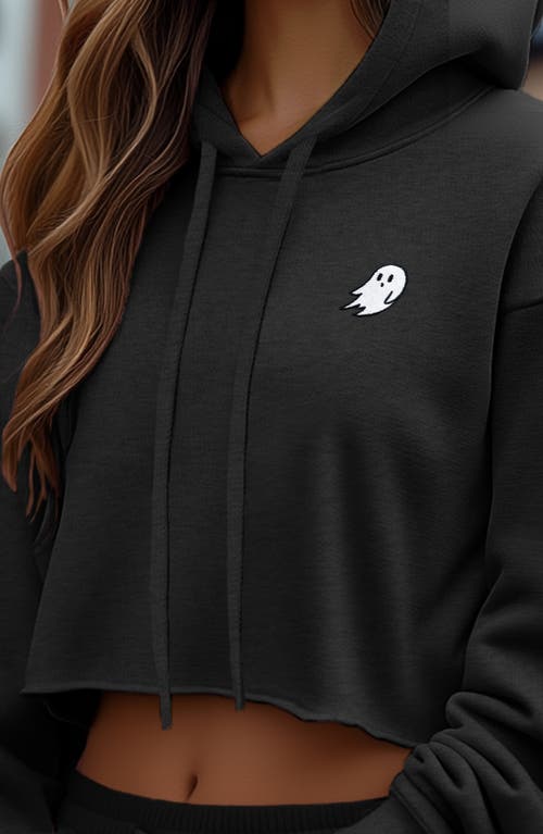Dalix Womens Ghost Cropped Hoodie