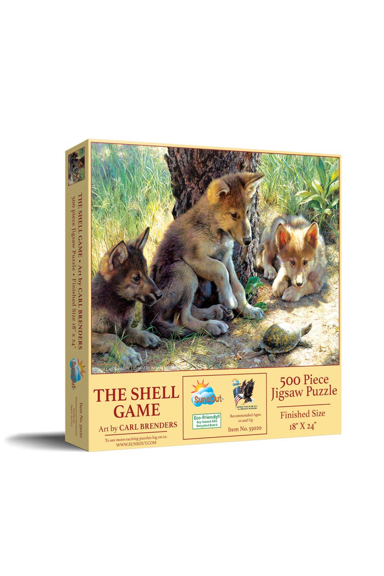 The Shell Game 500 piece Jigsaw Puzzle for Adults, Main, color, Multicolor