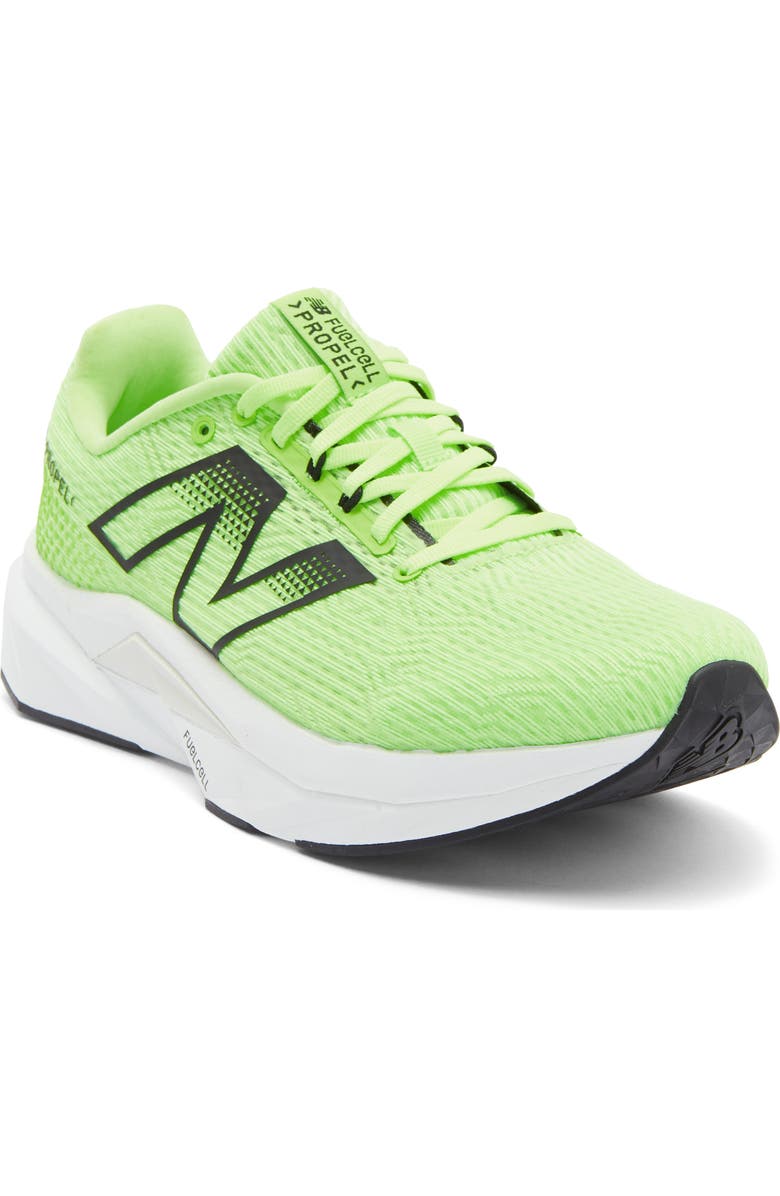 New Balance FuelCell Propel V5 Running Shoe, Main, color, Mint Flash/ White