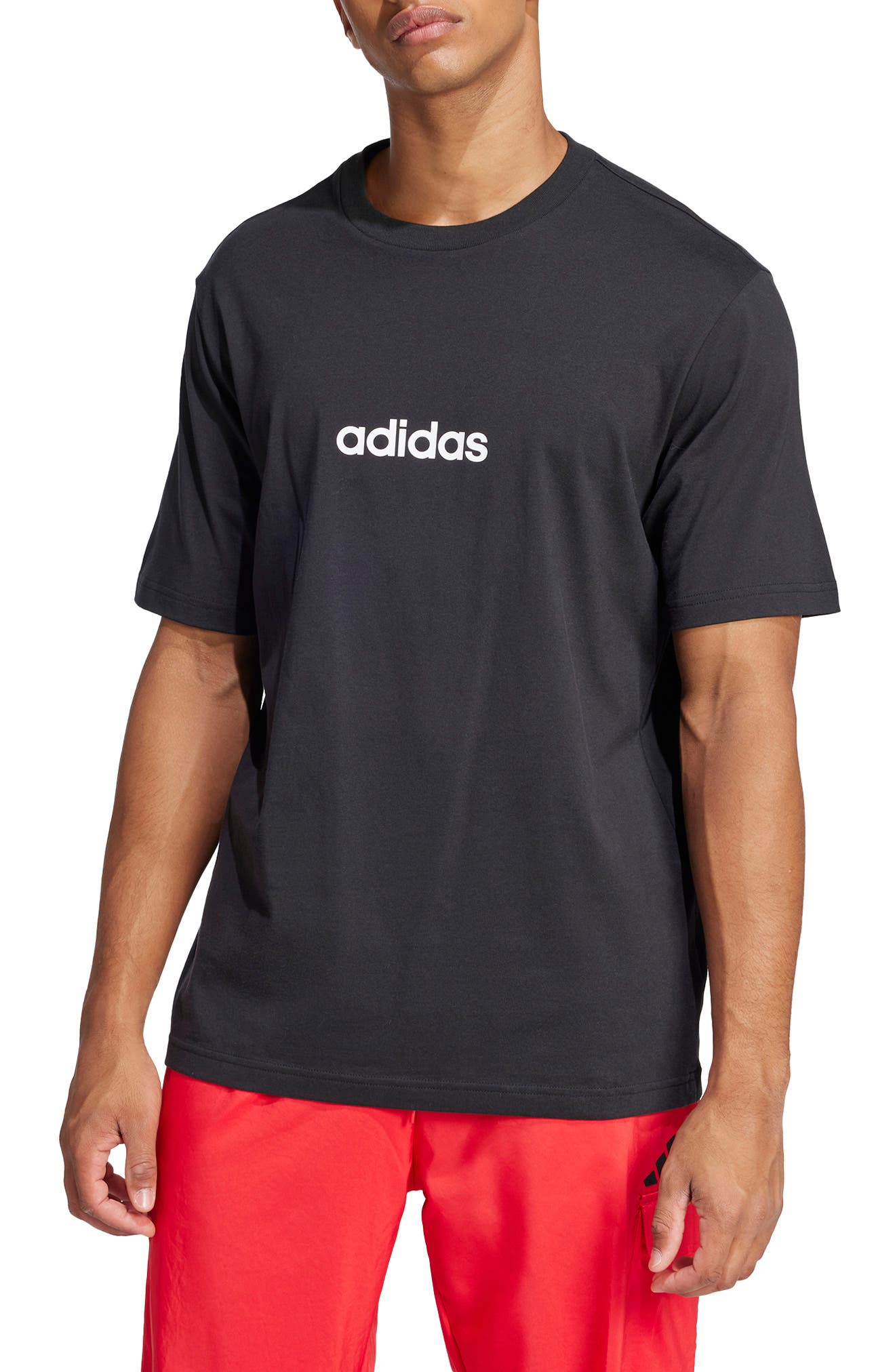adidas Essentials Linear Jersey Graphic T-Shirt