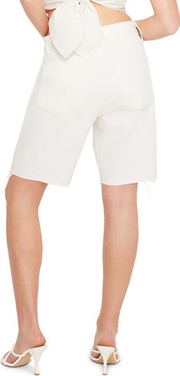 Good '90s Raw Hem Bermuda Shorts