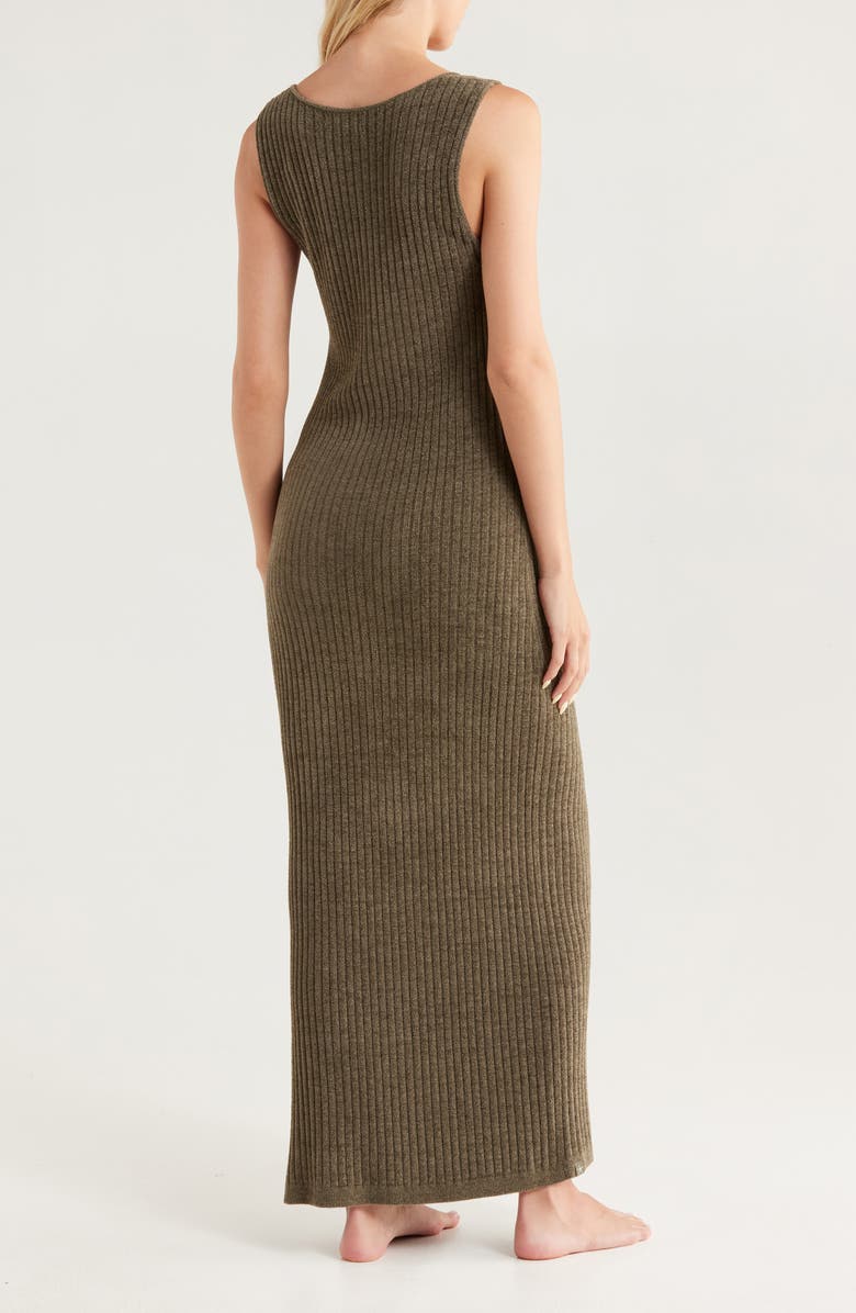 Barefoot Dreams<sup>®</sup> CozyChic Ultra Lite<sup>®</sup> Rib Nightgown, Alternate, color, Khaki Green