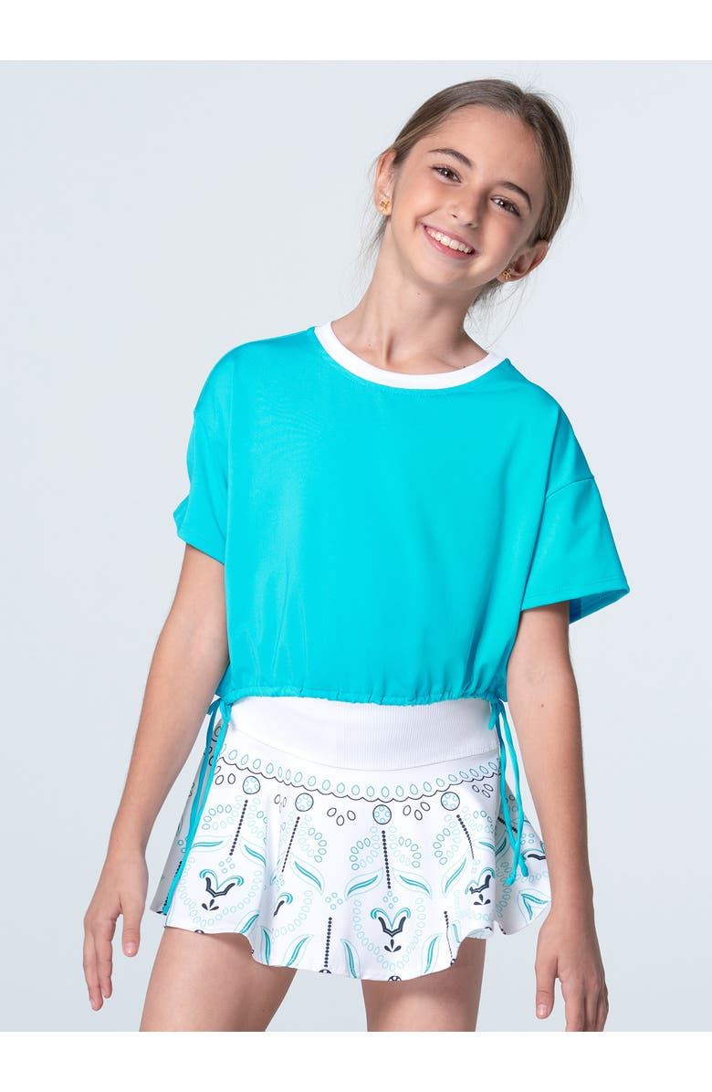 Lucky in Love Fab Short Sleeve, Alternate, color, Capri