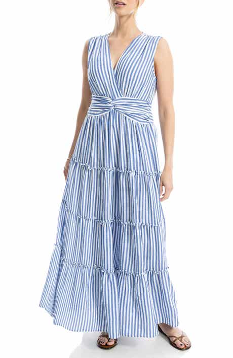 MAX STUDIO Knotted Waist Maxi Dress