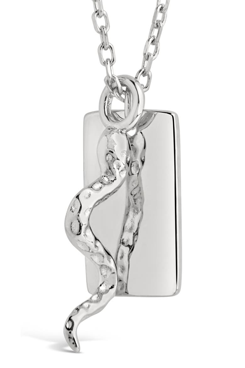 Bella Pendant Necklace, Alternate, color, SILVER