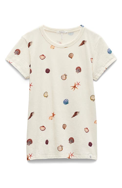 Rag & Bone Seashell Print Cotton T-shirt