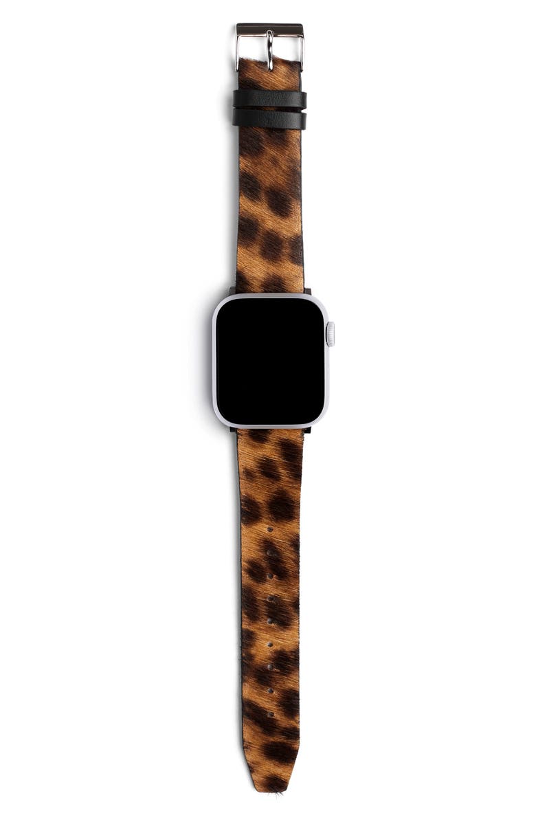 Rebecca Minkoff Genuine Calf Hair Apple Watch<sup>®</sup> Watchband, Alternate, color, 