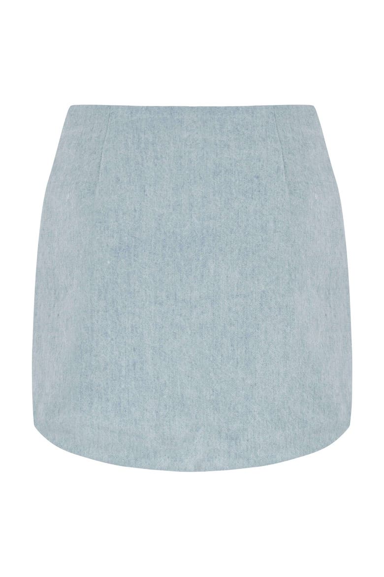 Marvel Denim Mini Skirt, Alternate, color, Ever Blue