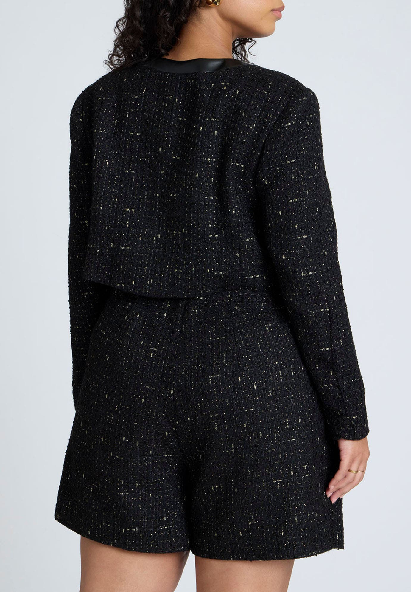 Cropped Tweed Jacket - image 2