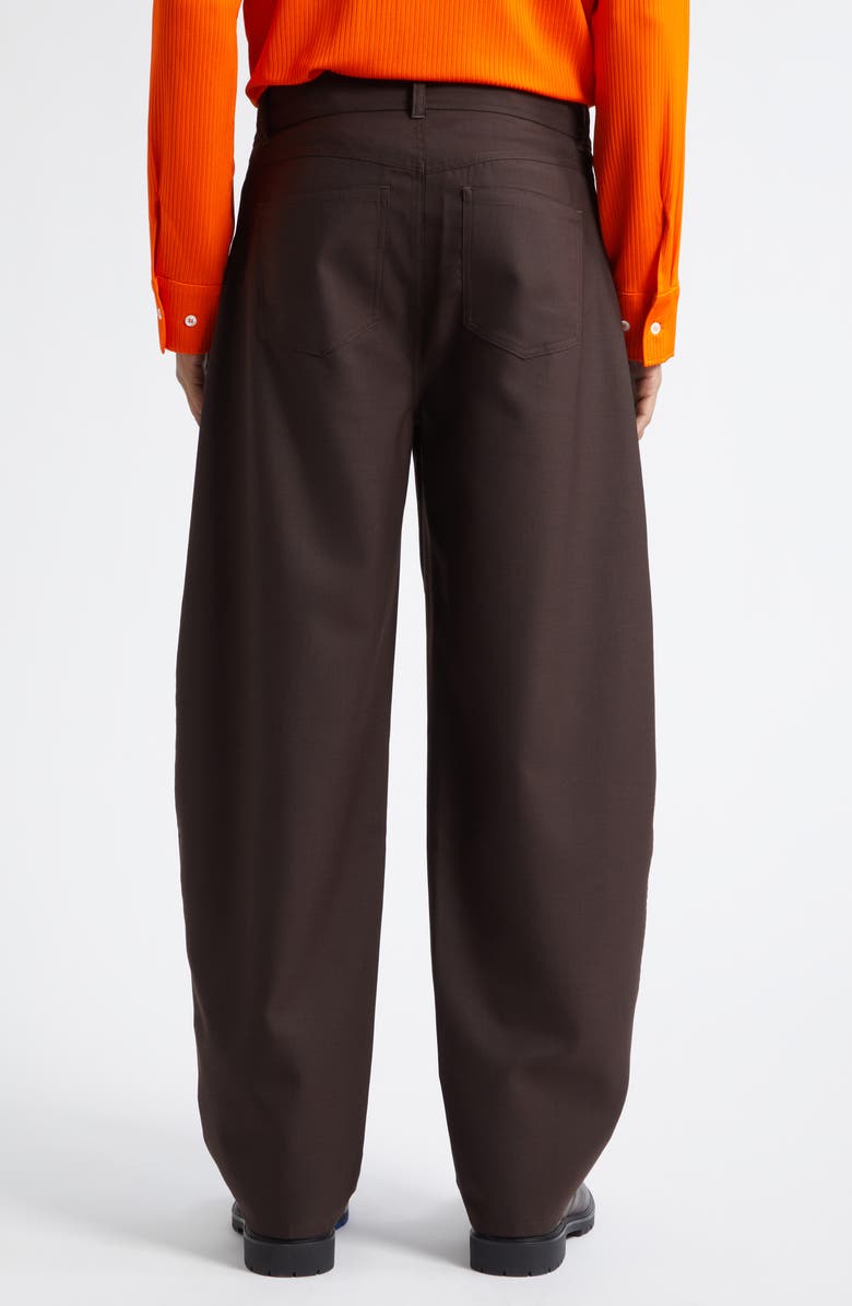 Séfr Gino Barrel Leg Trousers, Alternate, color, Fine Sludge Wool