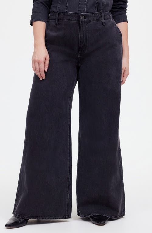 Shop Madewell Wide Sweep Denim Jeans In Bartholomew Wash