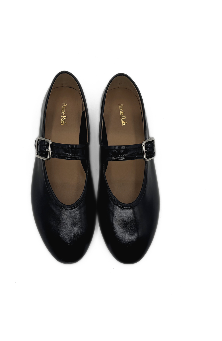 Amie Rafa Ashley Mary Jane Flats, Alternate, color, Black