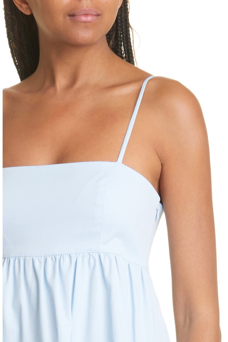 Gracie Stretch Cotton Babydoll Dress, Alternate, color, DREAM BLUE
