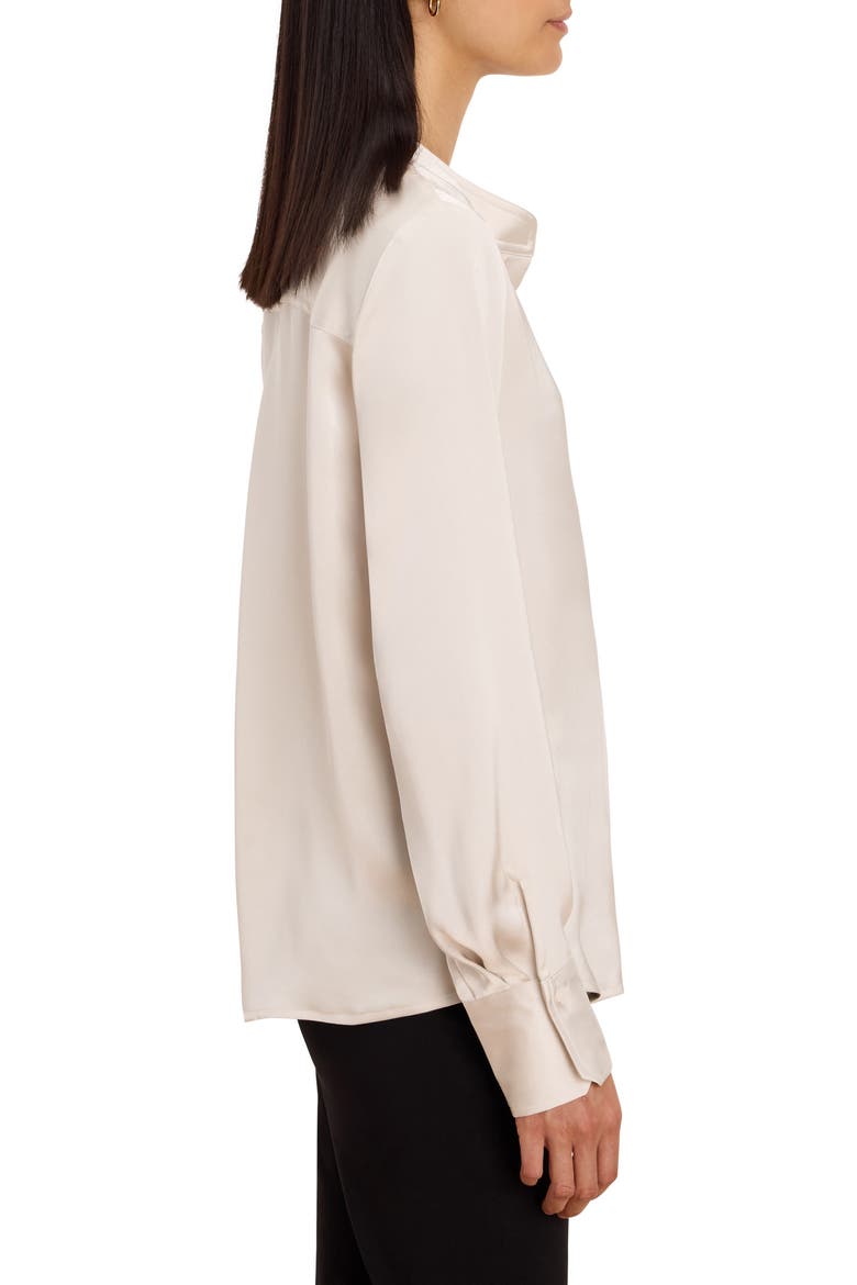 Day Gloss Button-Up Shirt, Alternate, color, COCONUT