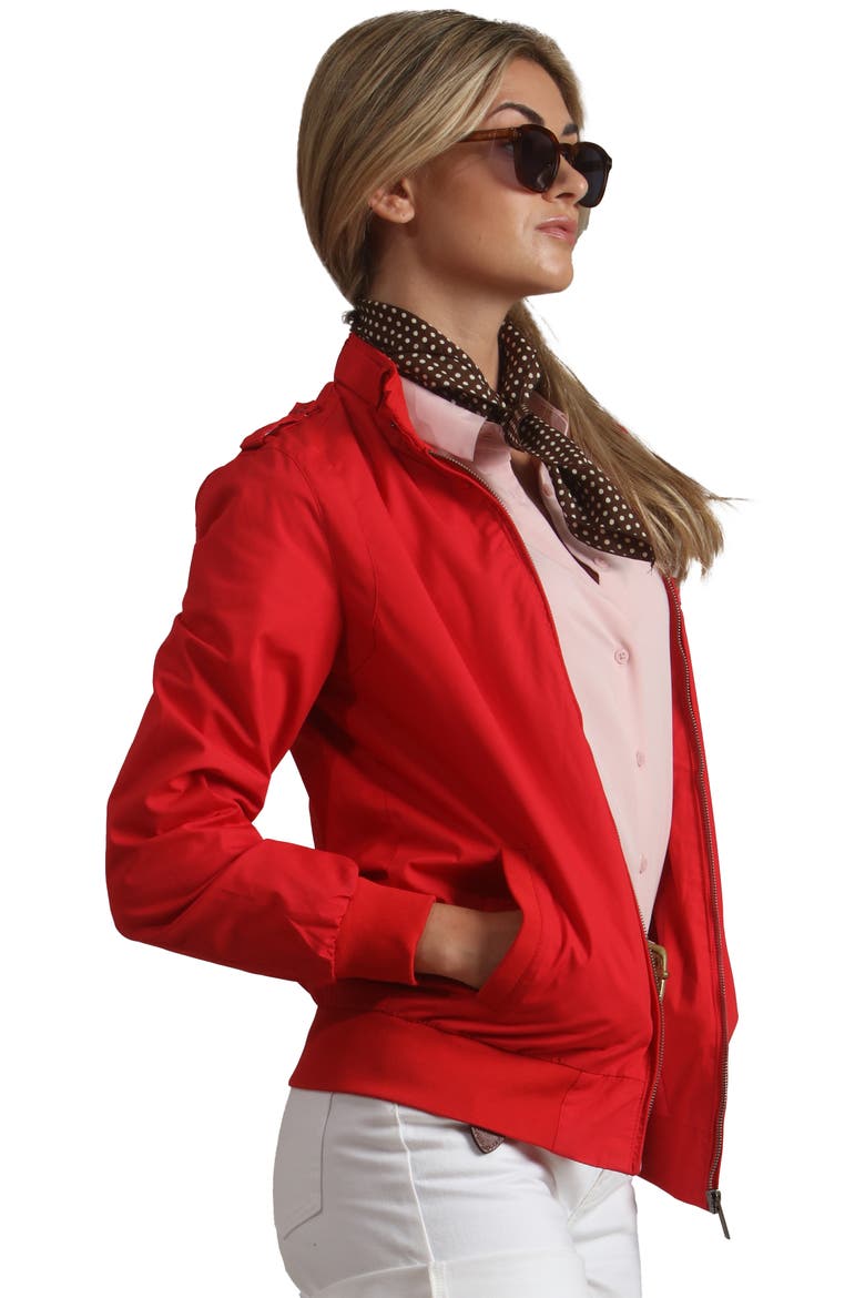 Classic Iconic Racer Jacket, Alternate, color, Red